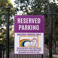 Outdoor Metal Sign Custom Parking Aluminum Sign Reserved Parking Tin Signs