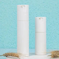 New Arrival L Type White Moisture Cream PP Pump Sprayer Bottles 50ml for BB Foundation Liquid Face Mask Shampoo
