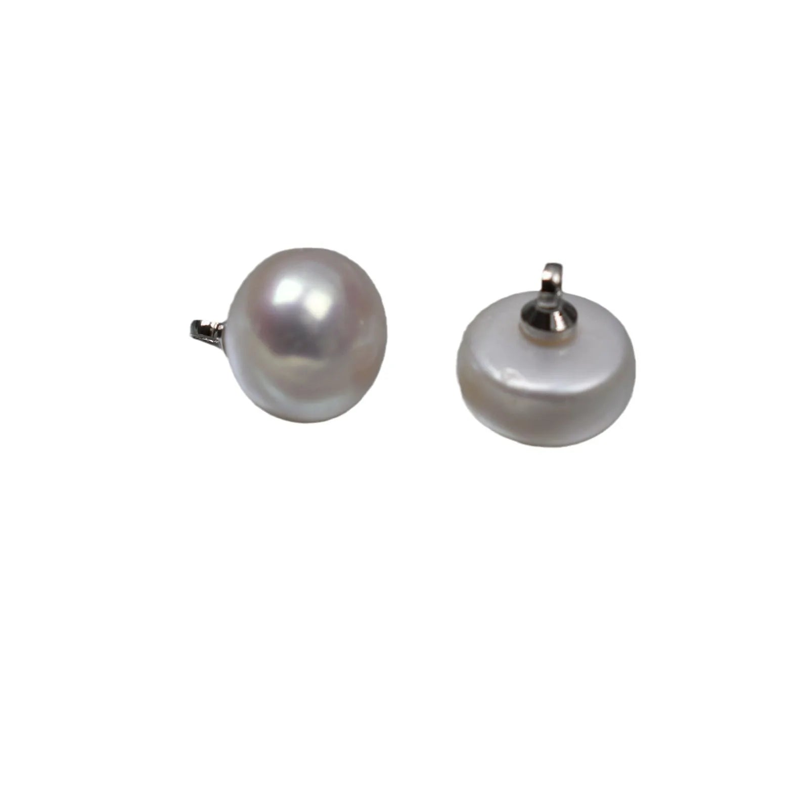 Best Quality 5-10mm Natural Freshwater Pearl Button for Clothes Jewelry Findings & Clothes Components