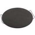 Hot Sale Disposable Round Cordierite Pizza Stone D13'' with Stainless Steel Metal Rack 11mm/15mm Thickness for Restaurant Use