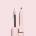 New Arrival 2 in 1 Eye Brow Pencil with Gel on the End Long-lasting Eyebrow Styling Sculpt Set Eye Brow Pencil and Brow Gel