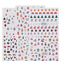 Five & Ten GMPC/Sedex/ISO/EUDR Wholesale Christmas Tree Snowman Nail Art Sticker DIY Printing Decal Paper Nails Accessories