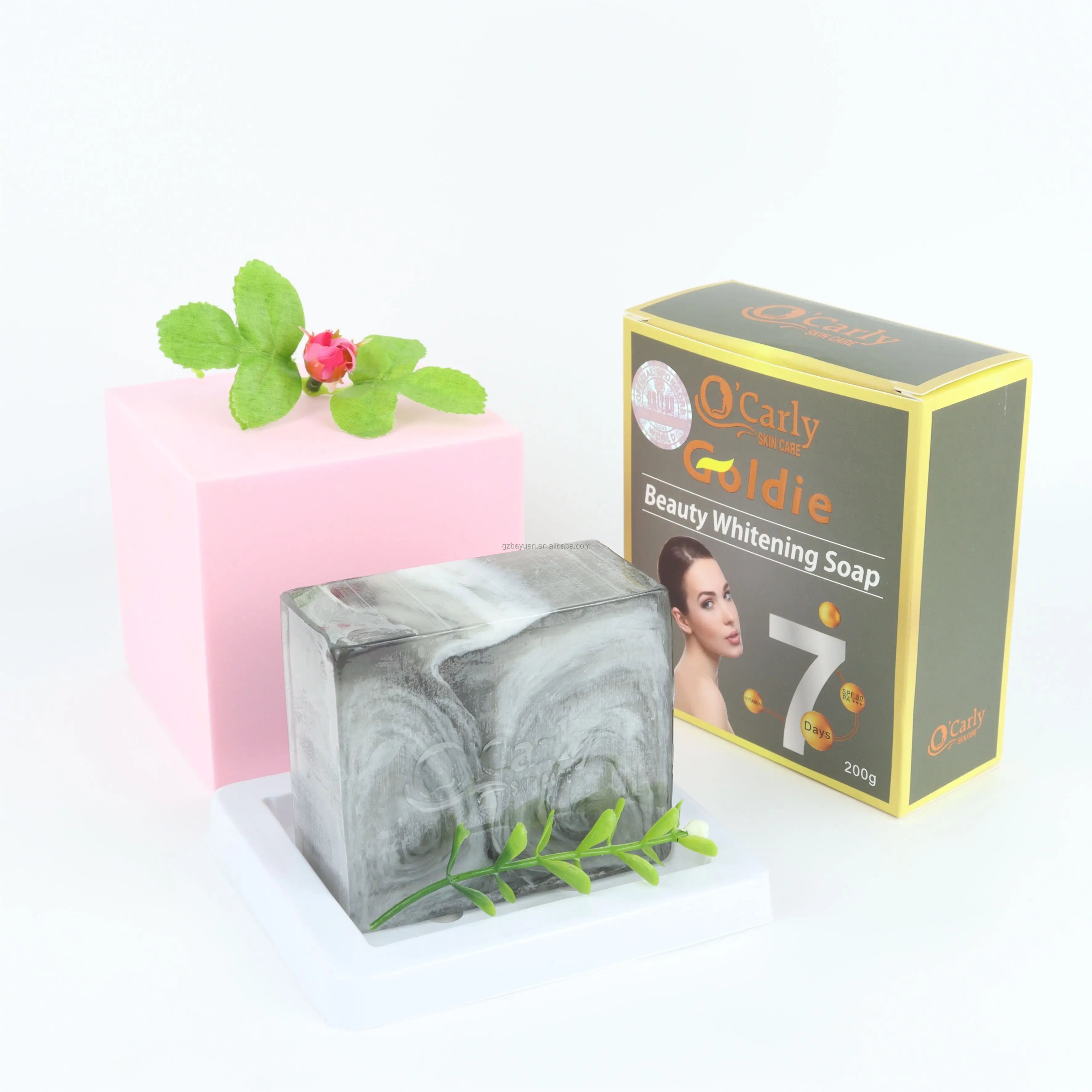 OEM Original 200g Beauty Skin Care Anti-Acne Whitening Soap Bleaching Black Soap Organic Savon Noir Travel Size Solid Bar Soap