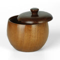 Seasoning Pot Wood Spice Box Sugar Bowl Seasoning Jar Salt Cellar Box Spice Jar Seasoning Container Storage Box
