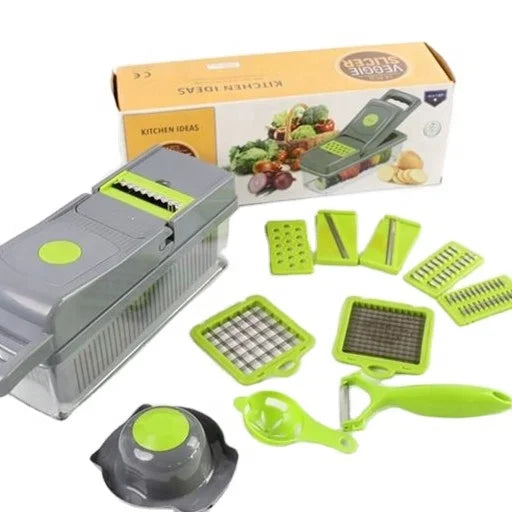 16 in 1 Adjustable Mandolin Slicer Multi-blade Vegetable Slices Cutter for Food Salad Potato Veggie Fruit