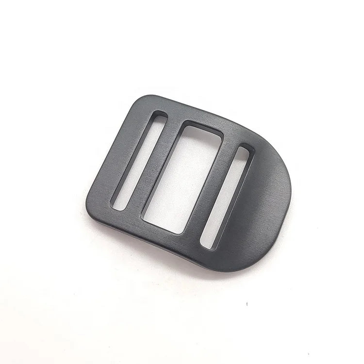 Adjustable Aluminium Alloy Shoulder Belt Buckles Outdoor Luggage Accessories with Bending Ladder Lock Metal Construction