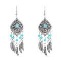 Bohemian Retro Long Fringe Earrings Ethnic Style Design Eardrops Exotic Wholesale