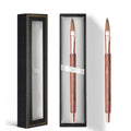 Professional Wood Handle Crimped Kolinsky Hair Acrylic Nail Brushes