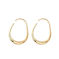 KL08 Vintage 925 Silver Hoop Circle Earring for Women Creative Geometric Statement Punk Earring Hanging Fashion Jewelry Trendy