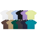 Streetwear 300GSM Heavyweight Oversized Cotton T-Shirt - Drop Shoulder Round Neck Unisex Tee Customizable