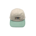 Customized Five-Panel Cotton Sports Cap Adjustable Two-Tone Camping and Outdoor Hat for Fishing and Beach Use