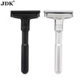 Facial Shaving Safety Razor Adjustable Shaving Razor Metal Handle Single Blade Shaver Double Edge Razor