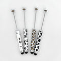 Cute Stationery Bulk Full Cowboy Leopard Cat Printed Unique DIY Metal for Ballpoint Pen Black/Blue Ink for Office/School