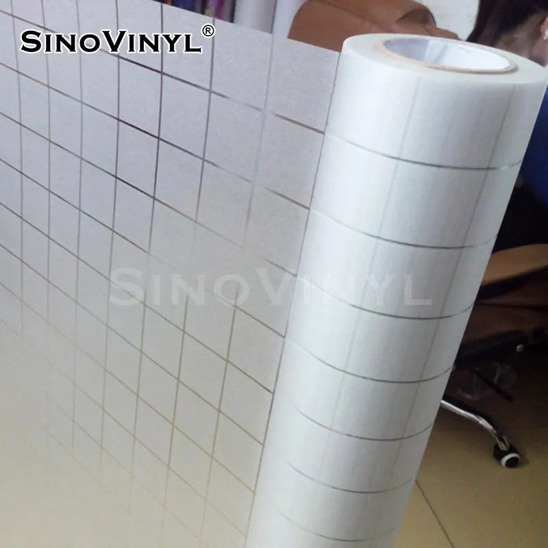 1.22x50M 3D Pattern Frosted Removable Transparent Glass Window Film Sticker Glass Film