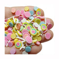 Christmas Candy Soft Clay Sprinkles Polymer Clay Mixed Party Decoration Confetti Slime Playing Supplements