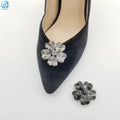 Wholesale Women Heart Shape Removable Crystal Shoe Clips for Bridal Wedding Shoes Decoration