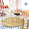 Gold Metal Cover with High Borosilicate Glass Jar Used for Kitchen Storage Food