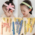 3pcs/Set Sweet Bow Velcro Hair Hoop Lovely Summer Hair Bands Magic Post Headband Fashion Headwear Hair Accessories for Girls