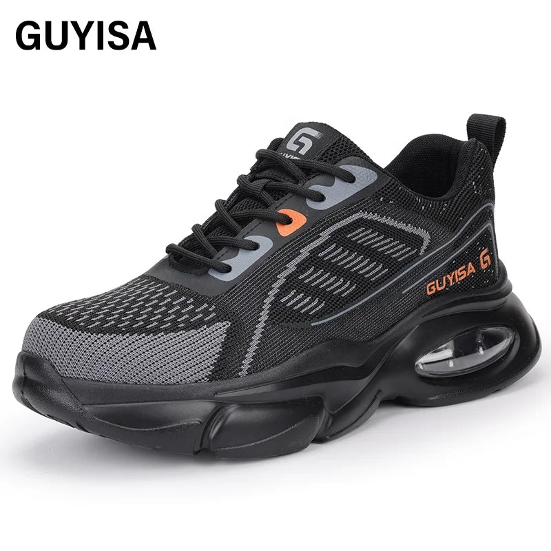 GUYISA  Factory Custom New Safety Shoes Summer Anti-smashing Breathable Safety Shoes for Worker