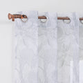 Custom Floral Pattern Living Room Decor Sheer Tulle Curtains Paper Printing Drapes for Home Window Window Valances