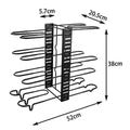 Storage Rack Ceiling Pot Rack 4 Layer Storage Holders & Racks Kitchen Organizer