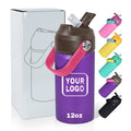 Custom Cute Kids Water Bottle 12oz for Kids School Bpa Free Stainless Steel School Kids Water Bottle