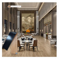 Commercial Grade Indoor School Use Wood Grain LVT Glue Down Waterproof Soft Dry Back Luxury Vinyl Plank Flooring Graphic Design