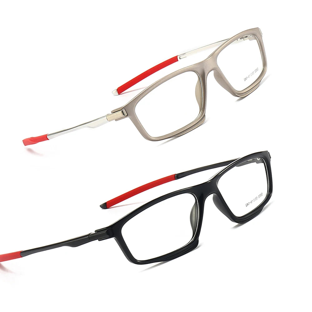 Best Selling Retro square Eyeglasses TR90 Frames Anti Blue Light Glasses Sports Optical High Quality Glasses