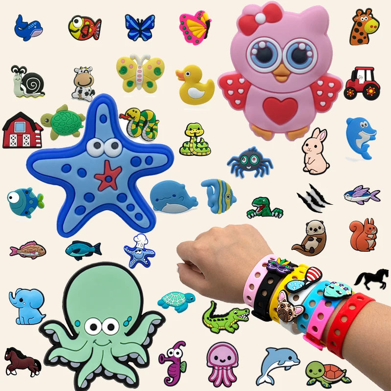 Hot Selling Various Styles Customized Animal PVC Shoes Charms Rubber Materials-Wholesale Accessory Support