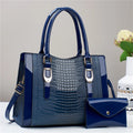 Pu Leather Trend Purses Blue Hand Bags 2025 Women Shoulder Handbag Luxury Ladies