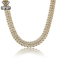 2021 Fashion Luxury 16mm Cuban Link Chain Iced Out Jewelry Cuban Bracelet