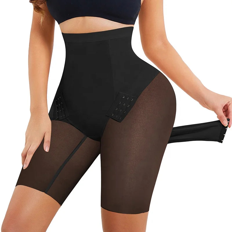 Custom logo Shorts Bbl Shapewear Double Layer Compression Waist Trainer Sweat Shorts Butt Lifter Shapewear