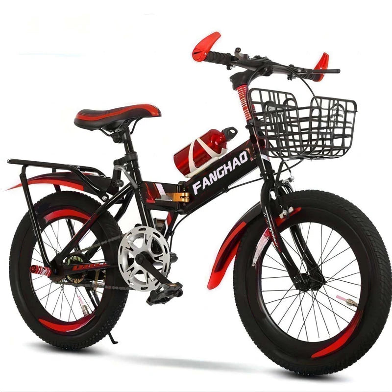 Kids Foldable Mountain Bike Full Suspension Folding Bike Wholesale Customized 18 20 Inch High-carbon Steel Bicycle