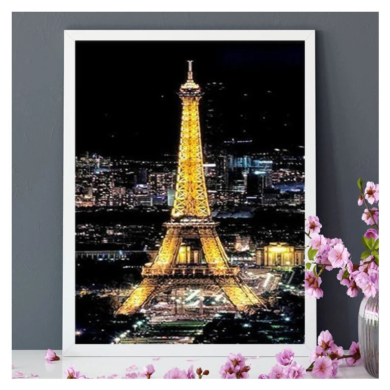 Landscape 5D Full Drill DIY Diamond Painting Tower Flower Square/Round Embroidery Mosaic Cross Stitch Home Decoration Arts Kits