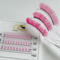 False Eyelash Ellipse Flat Eyelashes Extensions Short Base Long Base 5d Premade Volume Fans Korean