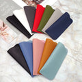 Eyeglass Soft Pu Leather Pouch Colorful Black Red Brown Sunglasses Bag Sun Glasses Case