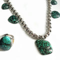 Natural Turquoise Gemstone Pendant Necklace Jewelry Making Stone