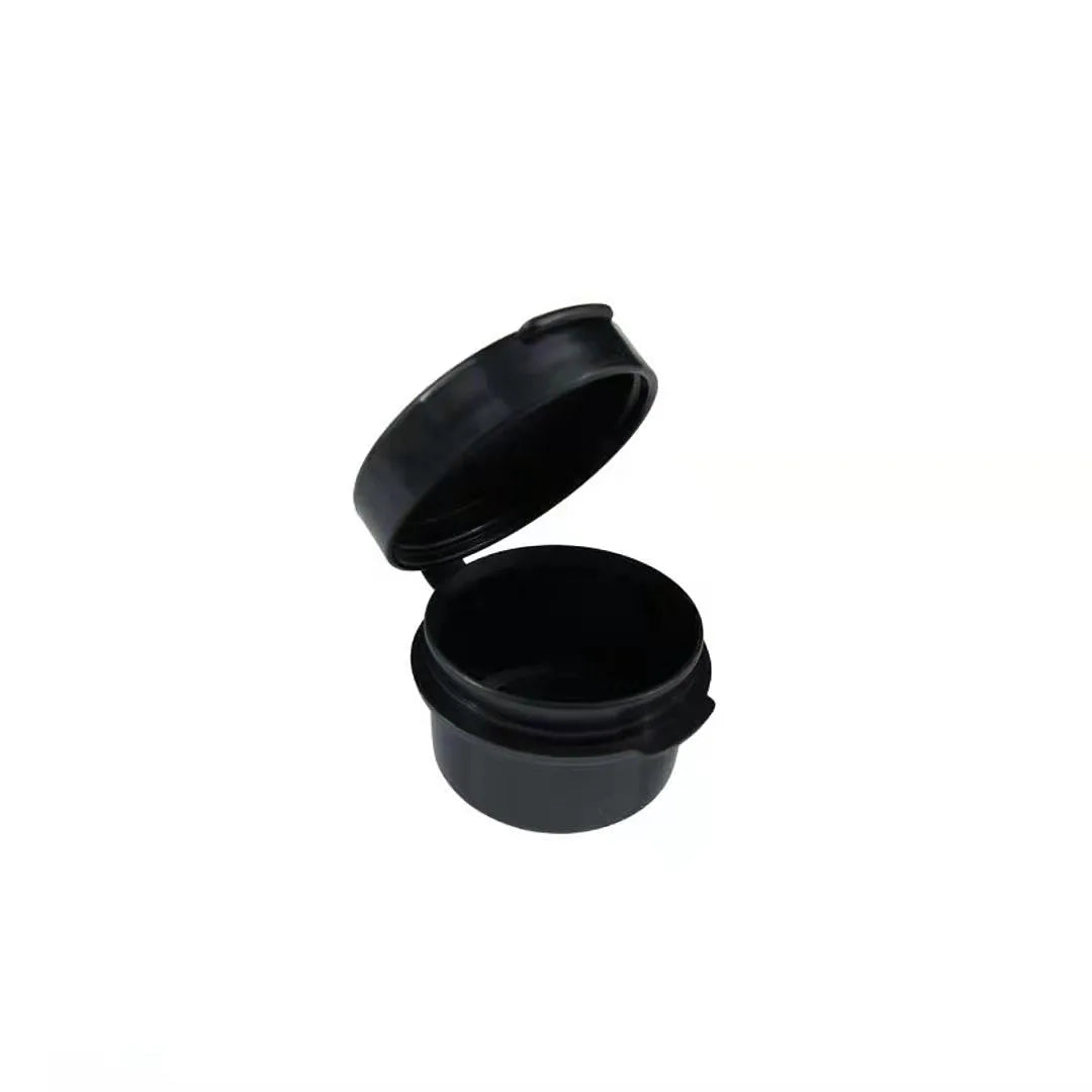 1g 3g 5g 10ml Plastic Flip Top Jars with Hinged Lid for Cosmetic Containers