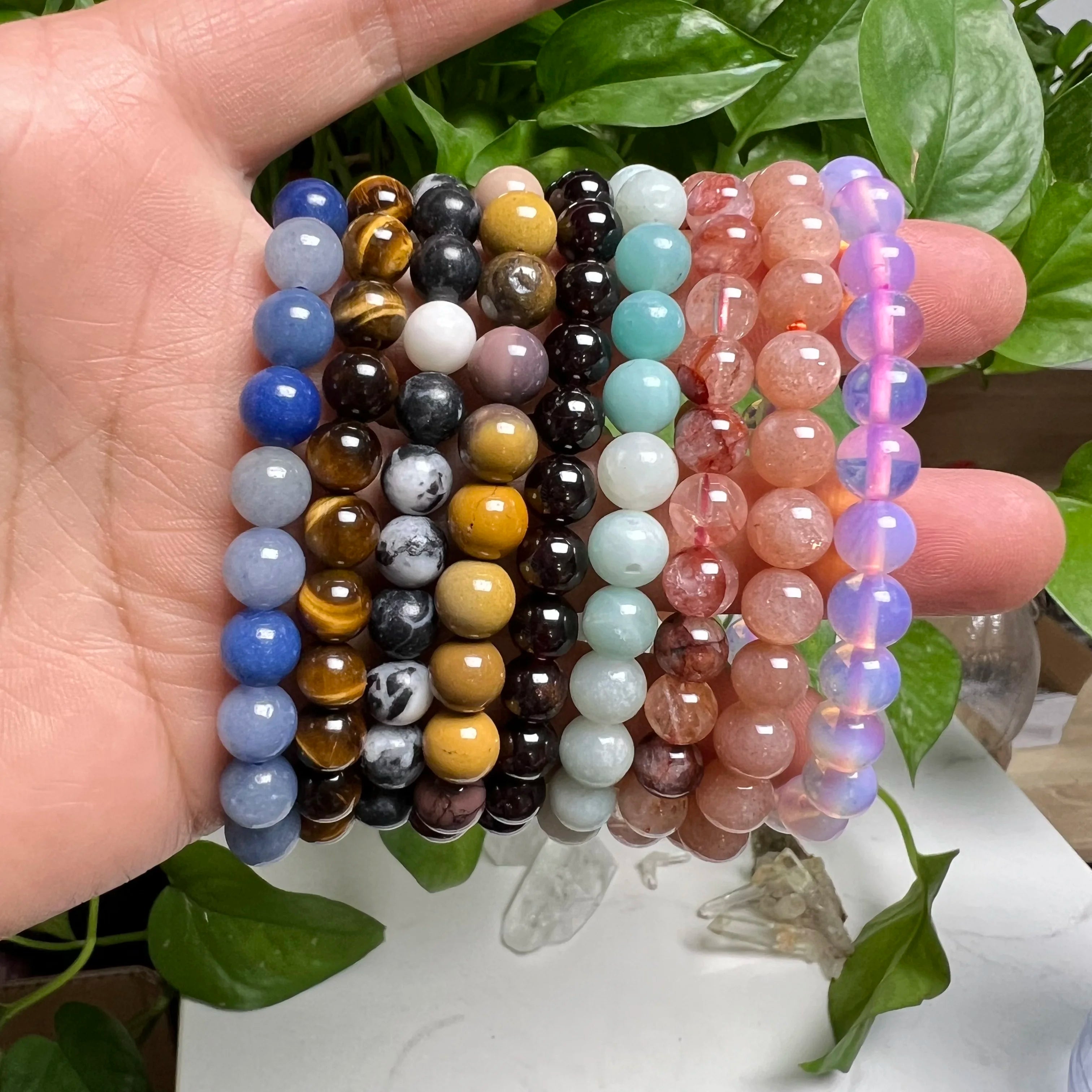 Wholesale Hot Selling Crystal Bracelet Amethyst Bracelet for Men and Women