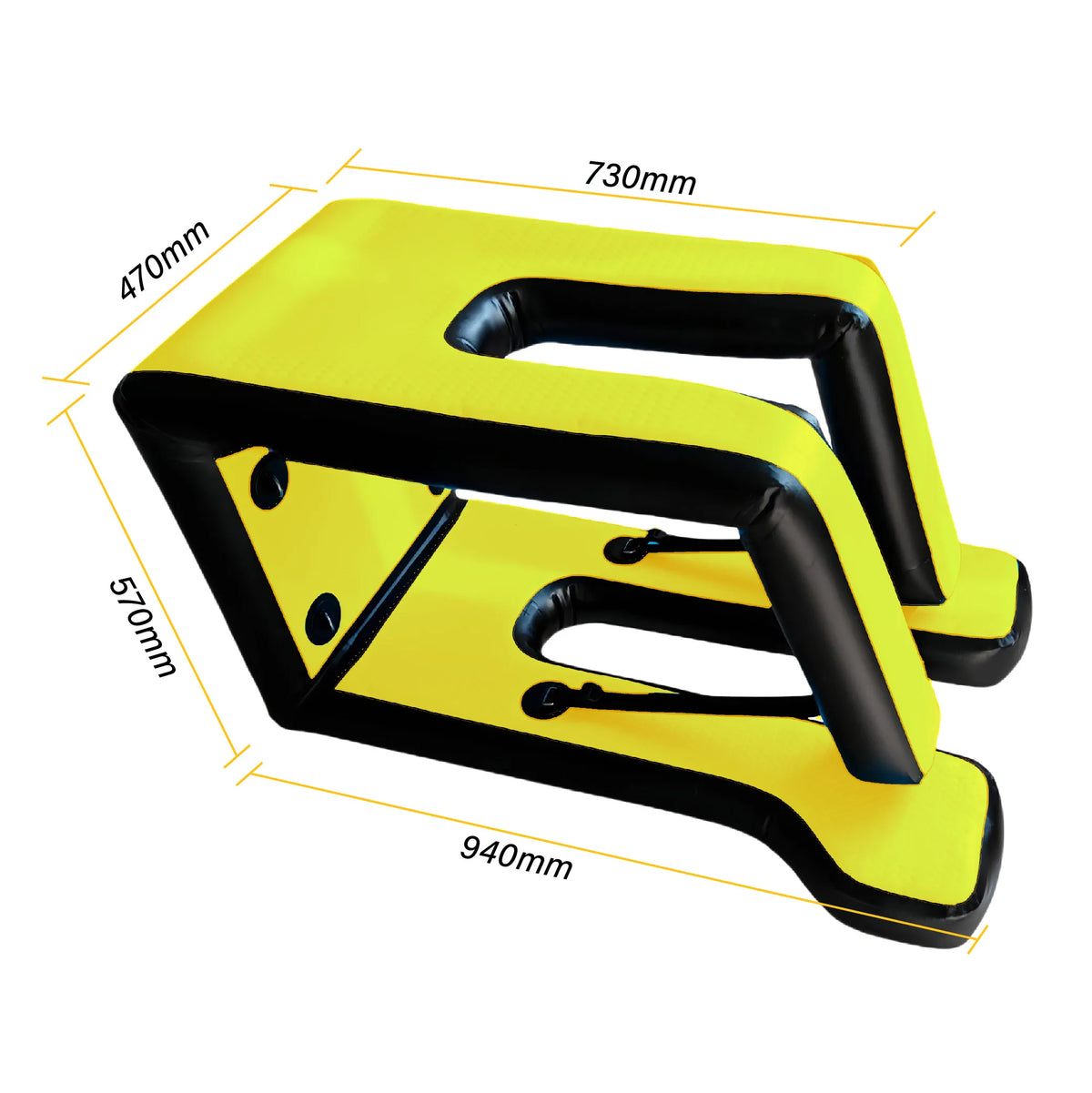 Dockstarter Inflatable Hydrofoil Surfboard PVC Material Ultimate Water Sports Launch Platform for Unisex MegaBDM