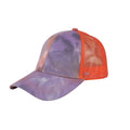 KIMTEX Custom Tie Dye Design 6 Panel Men Baseball Trucker Caps Mesh Trucker Hats Baseball Cap