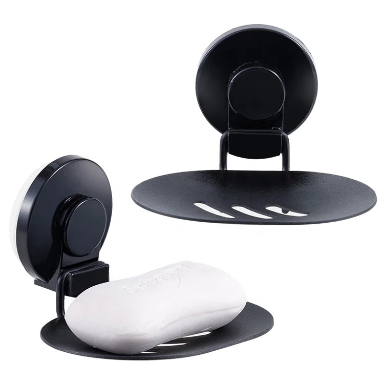 TAILI Eco Friendly Wall Mounted Shower Vacuum Layer Suction Cup Sets Bathroom Accessories Soap Dish Holder