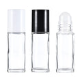 Free Sample 30ml Glass Dropper Body Massage Essential Oil Roll on Bottle with Screen Printing for Skin Care Serum