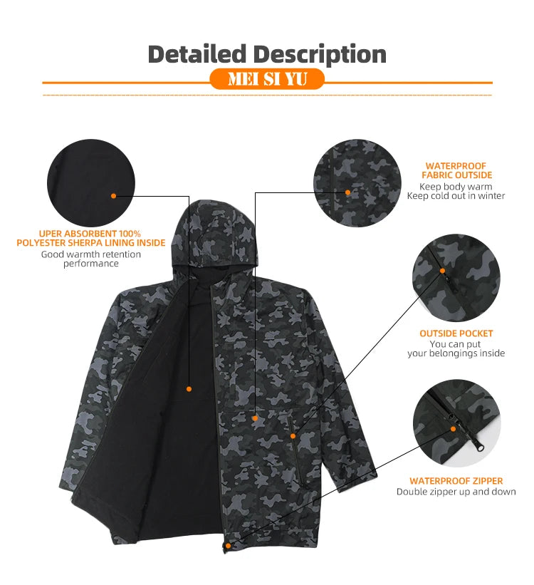 Equestrian Waterproof Changing Robe Swim Sherpa Fleece Lined Changing Robe Winter Horse Riding Jackets for Ladies