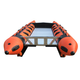 14-Year Goboat Factory Direct Sale High Speed Inflatable Boat GTG430 4.3m Length 5 Persons Capacity PVC/HYPALON Material