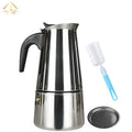 Superior Large Capacity Stainless Steel Coffee Maker Moka Pot