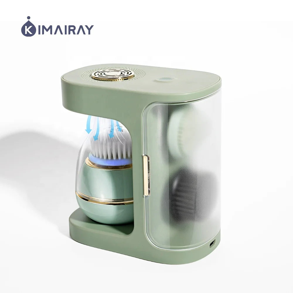 Customized LOGO Skin Care Deep Cleaning Face Scrubber Brush Rechargeable Ultrasonic Vibration Silicone Facial Cleansing Brush