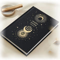 Custom A5 Gold Foil Goals Planner Undated Self-Love Care Daily Gratitude Journal Manifestation Fabric Thread Sewing Boxed