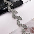 Fashion Shiny Decorative Glass Rhinestone Chain Trim LT0349