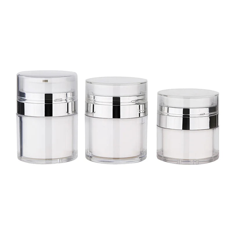 30ml 50ml 80ml 100ml Refillable Cream Jar Vacuum Bottle Travel Size Empty Container Cream and Lotion Airless Pump Jar